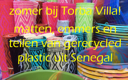 gerecycled plastic uit Senegal